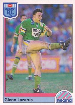 1992 Regina NSW Rugby League #160 Glenn Lazarus Front